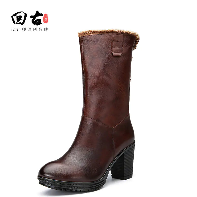 Aurora | Botas de inverno em pele