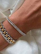 Guilhermina - Pulseira de Rivière Baguette