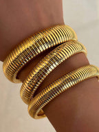 Laurinda - Bracelete canelada