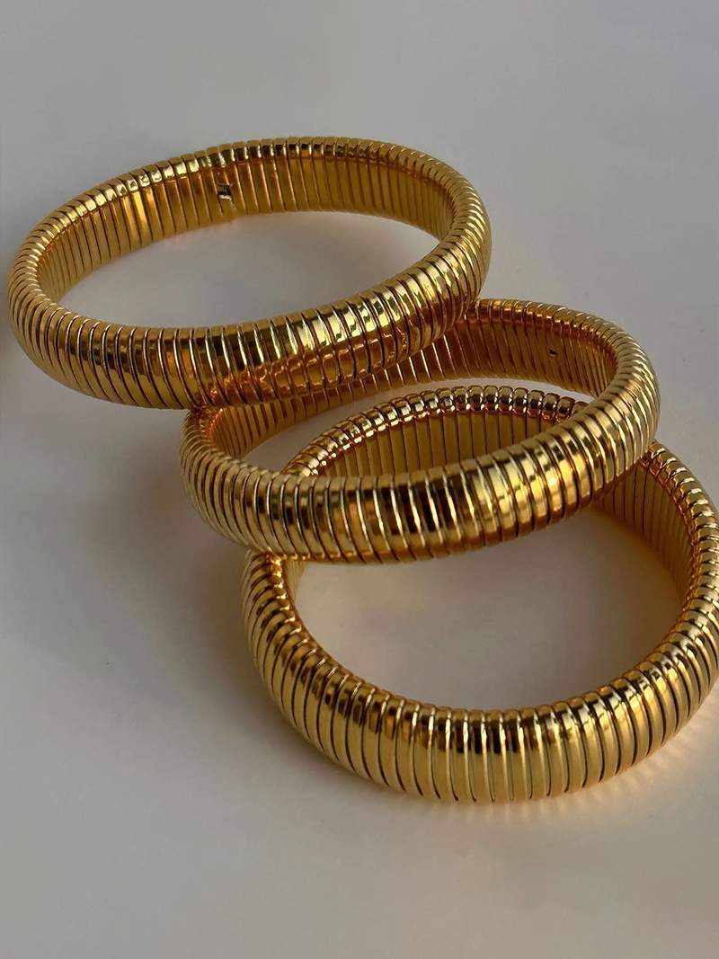 Laurinda - Bracelete canelada