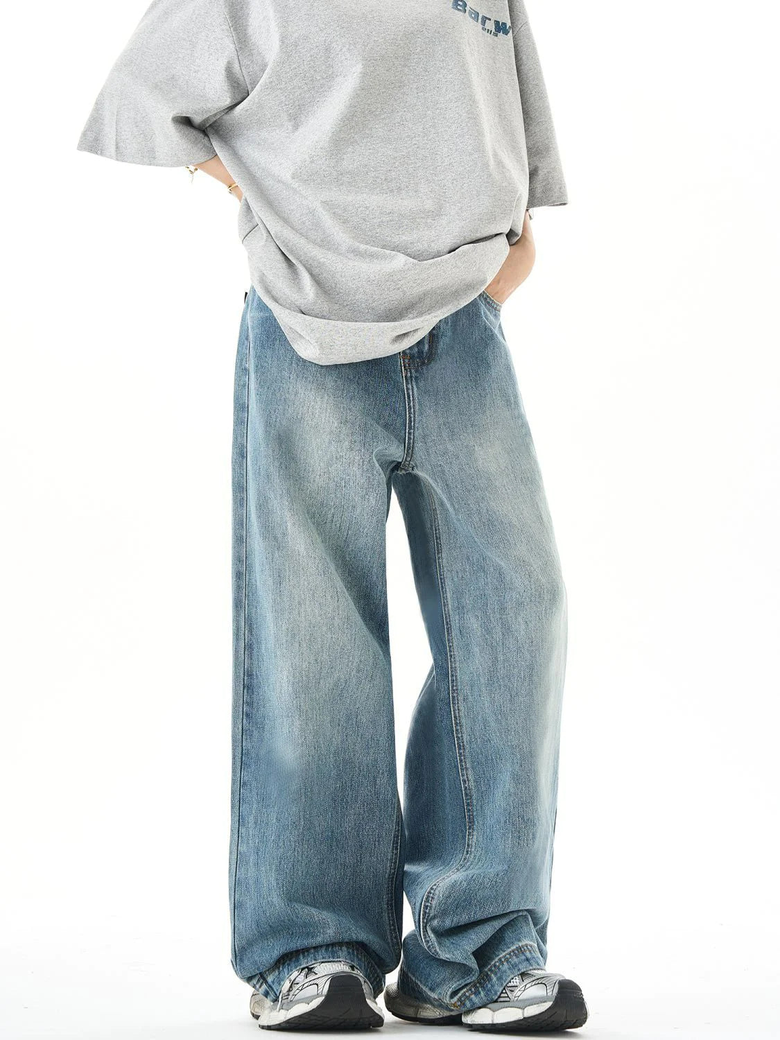 Ana | Jeans de ganga de corte reto