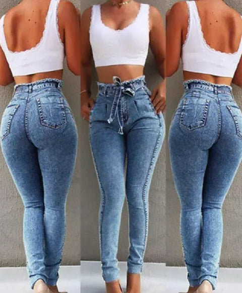 Carolina | Calças de ganga com franjas