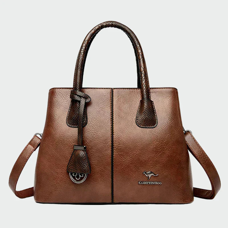 Cândida - Bolsa de couro elegante