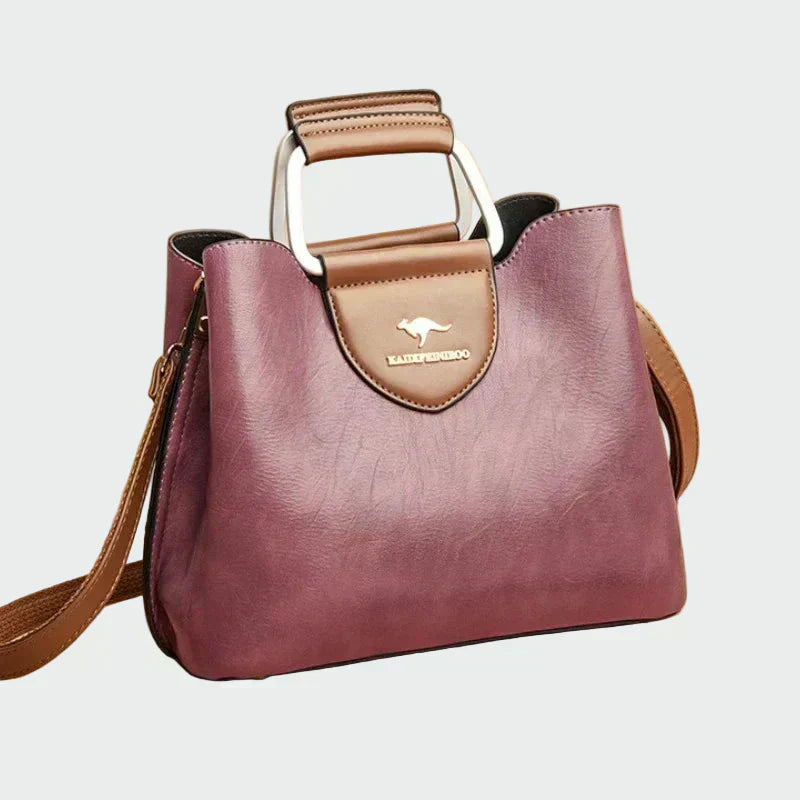 Yasmin - Bolsa de couro atemporal