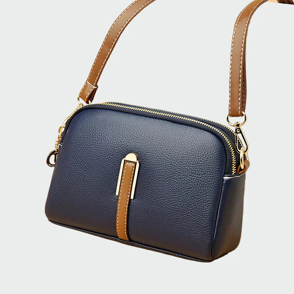 Anabela - Bolsa de ombro de couro elegante