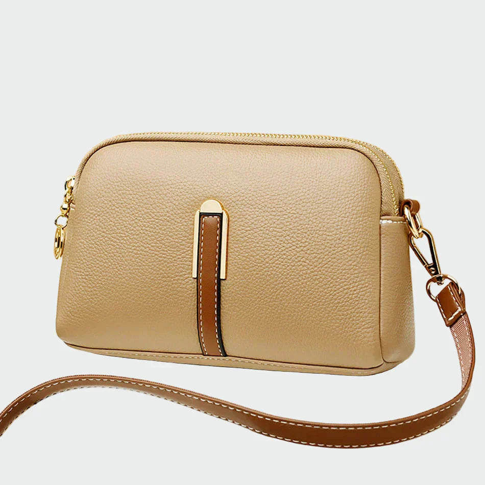 Anabela - Bolsa de ombro de couro elegante