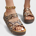 Laura - Sandálias ortopédicas em pele