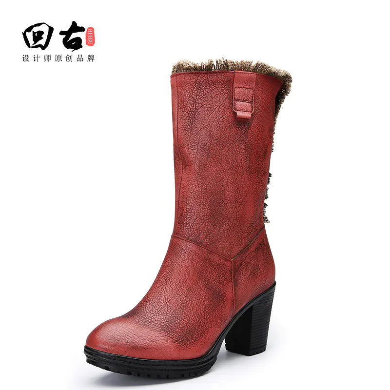 Aurora | Botas de inverno em pele
